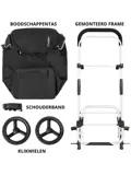 Allround Boodschappenwagen opvouwbaar 41 liter