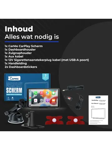 CarPlay/Android Auto scherm 7 inch