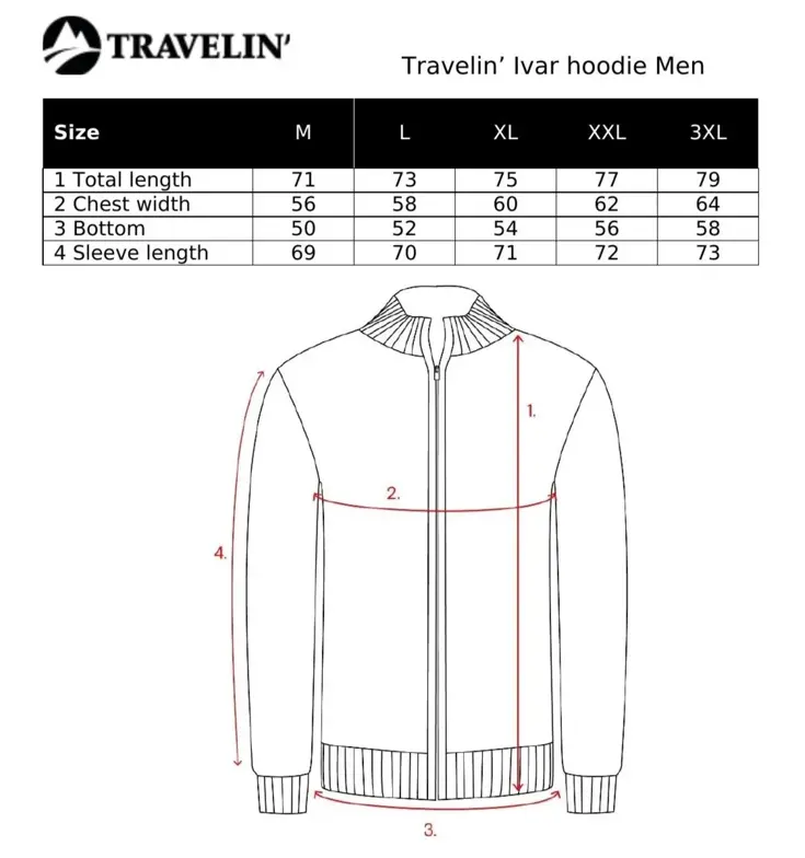 Ivar Heren - Outdoortrui - Hoodie