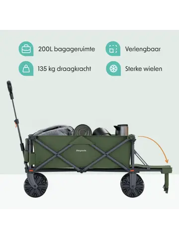 LifeGoods Bolderkar – 130KG