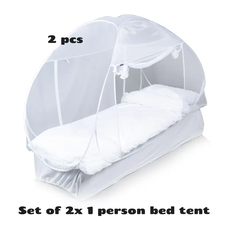 Set 2x 1pers. Klamboetent Popup