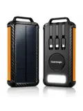 Solar Powerbank Oranje 10.000 mah