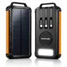 Solar Powerbank Oranje 10.000 mah