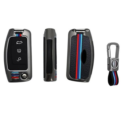 Metalen Sleutelhoesje voor Ford grijs G3