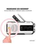 Noodradio Solar Powerbank Opwindbaar