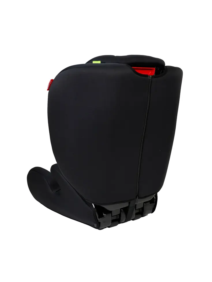 Luca I-Size Zitverhoger Zwart/Rood 76-150cm