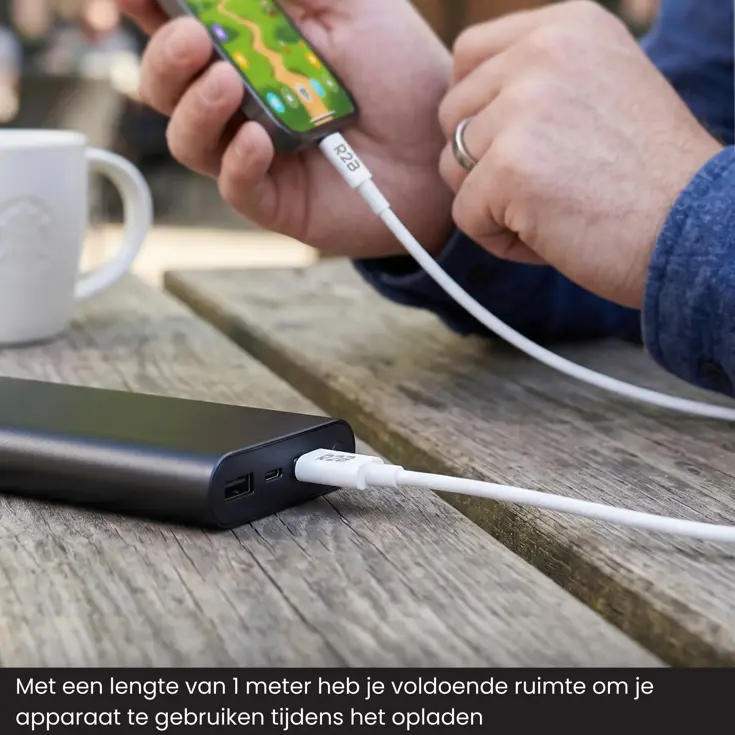 USB-C naar USB-C Kabel - 1 Meter