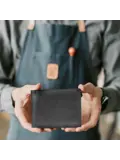 Leren Billfold Portemonnee met RFID
