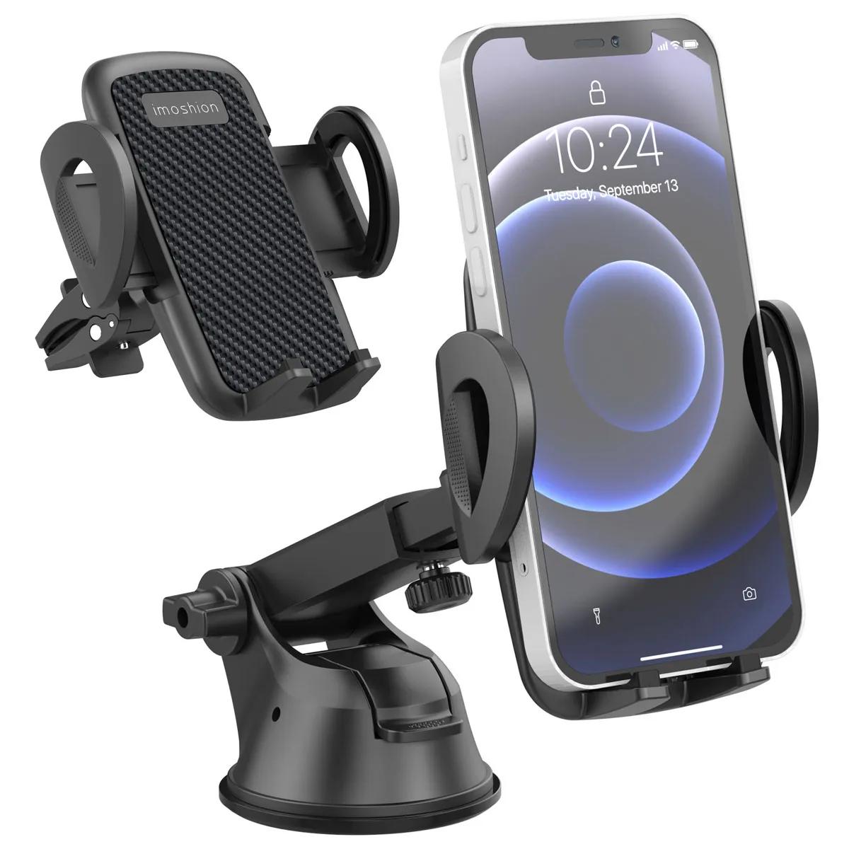 Imoshion  Telefoonhouder Auto  Dashboard / Raam / Vent  Zwart