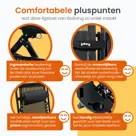 Opvouwbare Ligstoel - 3 Standen - Zwart 2x
