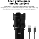 FlinQ Oplaadbare Zaklamp - 1200 meter bereik