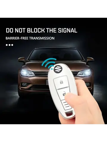 TPU Sleutelhoesje voor Suzuki zwart A3A