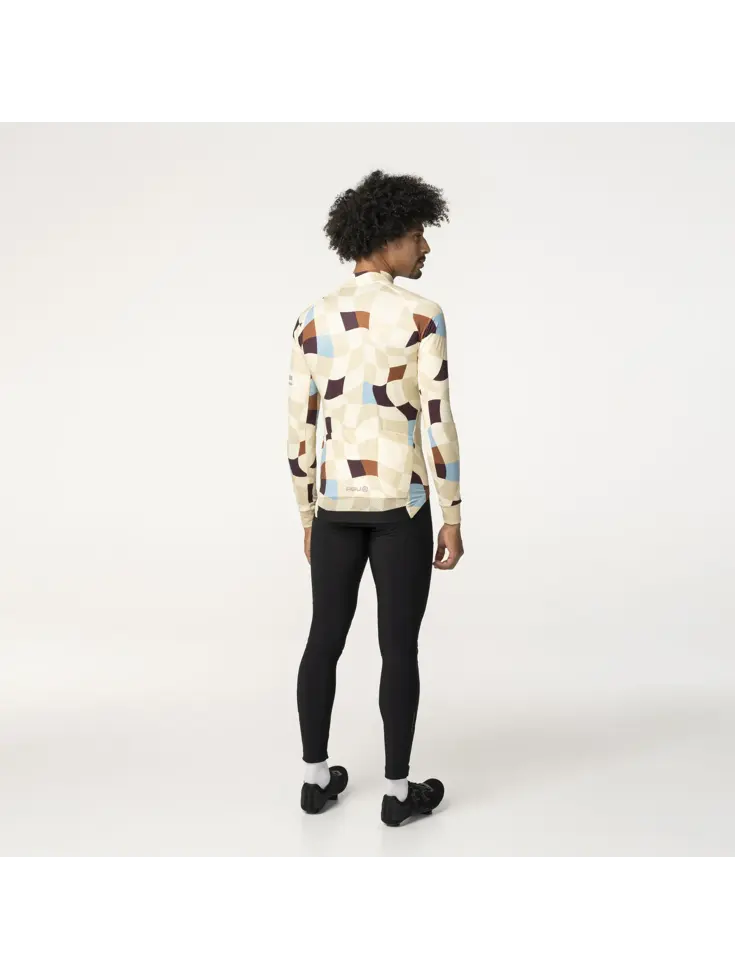 Square Fietsshirt Lange Mouwen Performance Heren