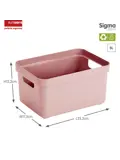 Sigma home - Opbergbox - 5L - 6-delig