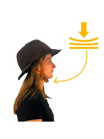 Vizorz SwitchCap fietshelm - Brown sunny classic