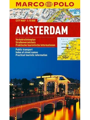 Stadsplattegrond City Map Amsterdam 1:12.000