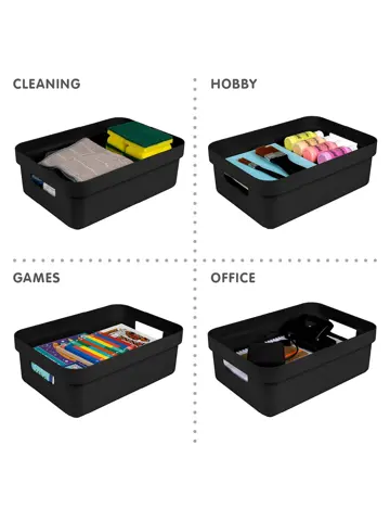 Sigma home - Opbergbox - 9L - 6-delig