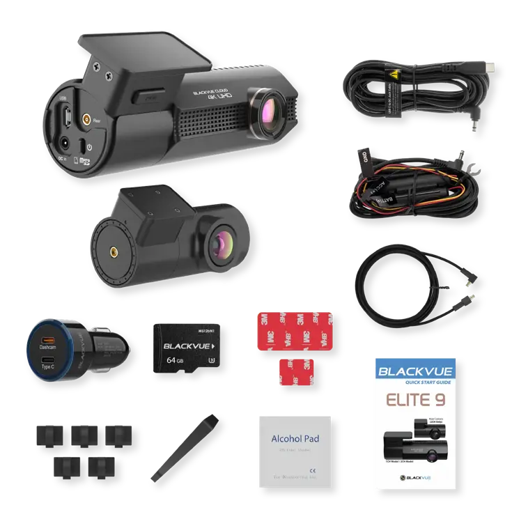 ELITE 9-2CH 64GB Dashcam