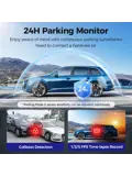 M360 2CH 4K Wifi GPS 64gb dashcam