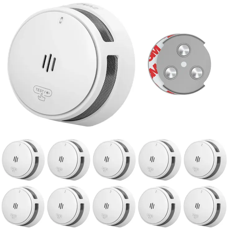 S10 Rookmelder met magneet 10-pack