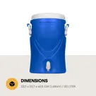 Pinnacle Platino 5 Gallon Drankkoeler - 20L
