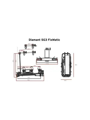 Pro-User fietsendrager Diamant SG3 FixMatic