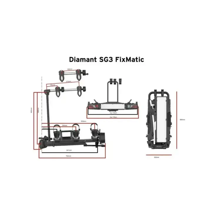 fietsendrager Diamant SG3 FixMatic