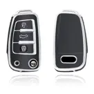 Dutch Shield Sleutelhoesje  Audi zwart C3