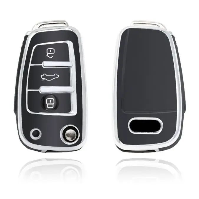 Dutch Shield Sleutelhoesje  Audi zwart C3