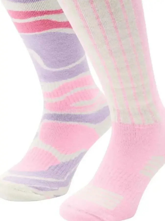 Poederbaas - 2 paar - Dames - Skisokken