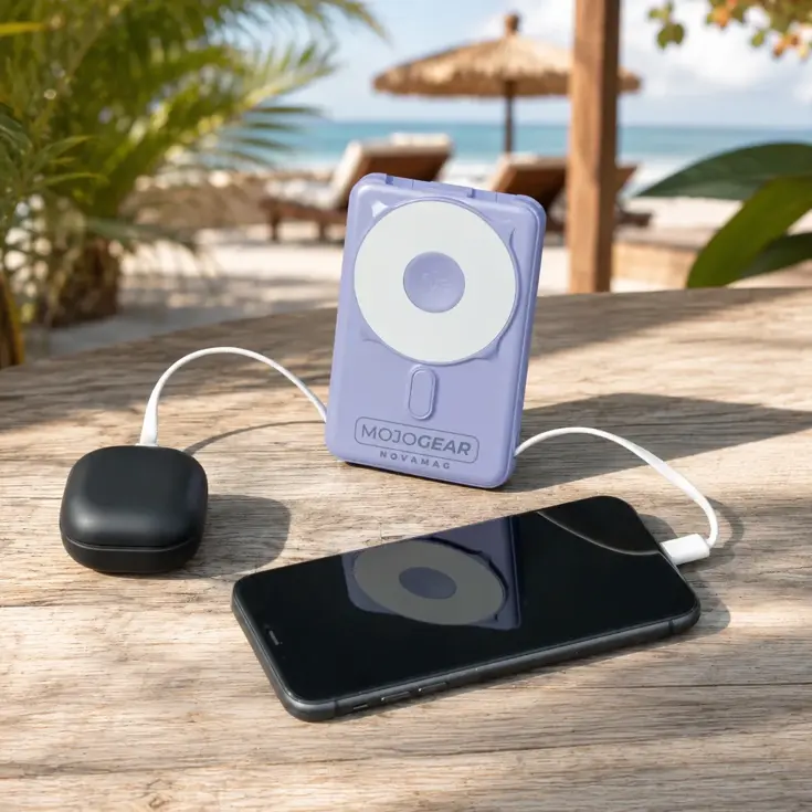 NovaMag Qi2 Powerbank 10.000mAh — Paars