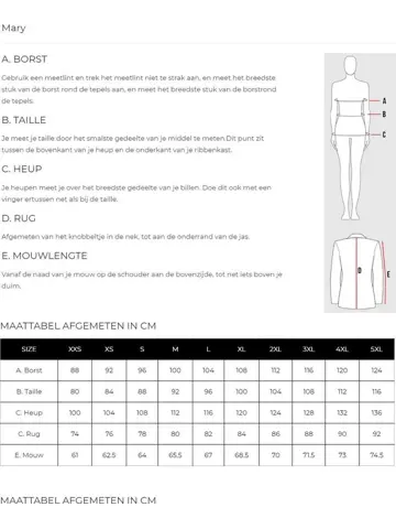 Marry - Winterjas dames - Parka - Slim fit