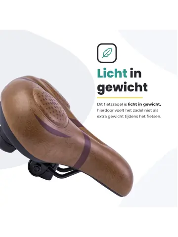 Voltano Fietszadel Met Voorgevormde Gelpads