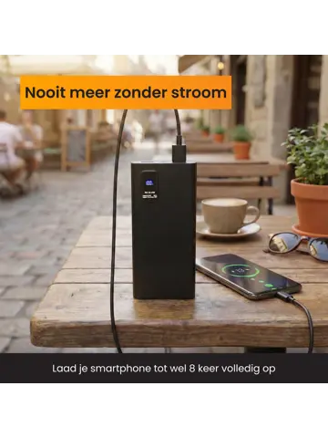 Powerbank 30000 mAh Snellader & LED Display