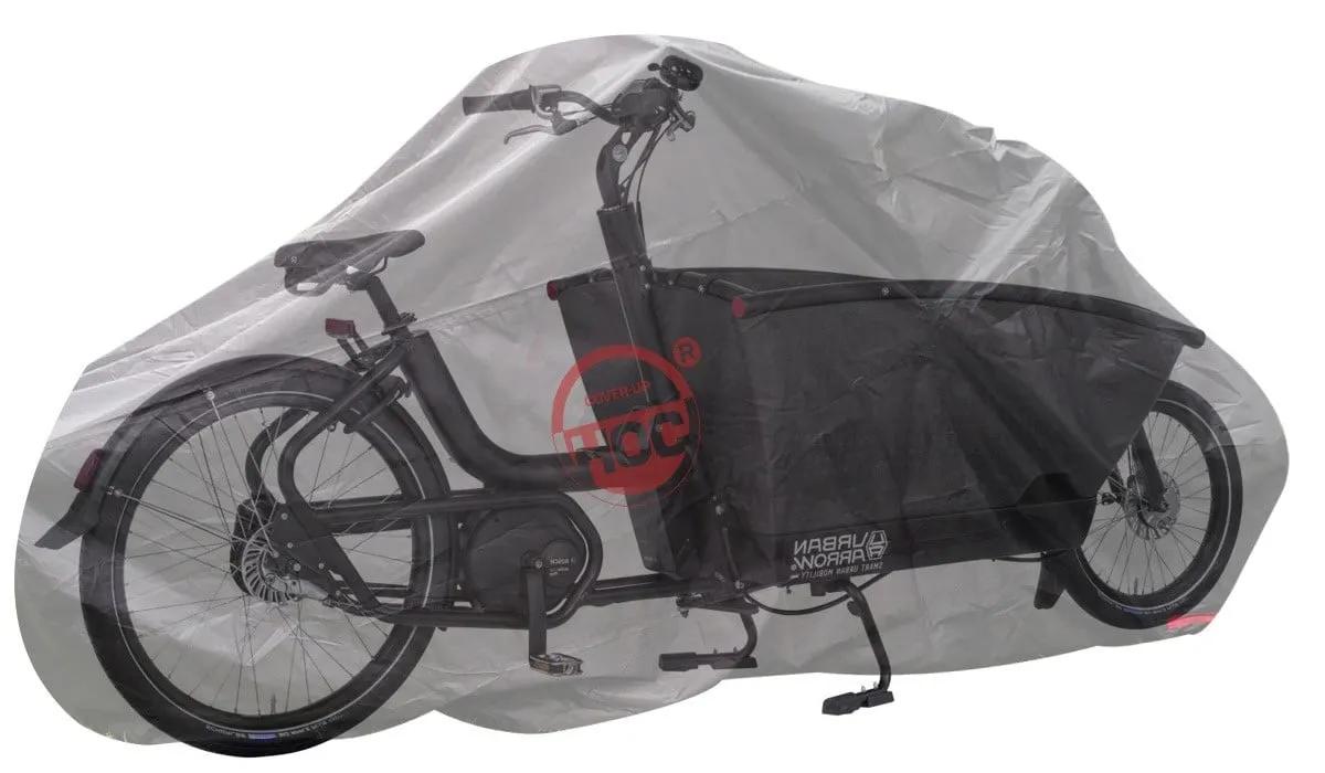 CUHOC Cargo Bike Cover (XL) suitable for Cangoo, KeeWee, Bimas, Vogue, Rickshaw, Johnny Loco, Giant & Müller, Troy, Nihola, Winther Kangaroo, Bicycle Factory and Babboe - 245x105x125cm - Redlabel