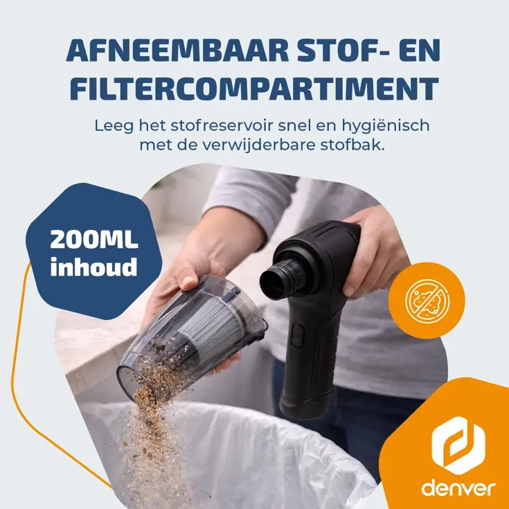 Kruimeldief Airduster 2-1 blower incl. Accessoires