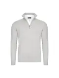 Heren Mock Zip Pullover