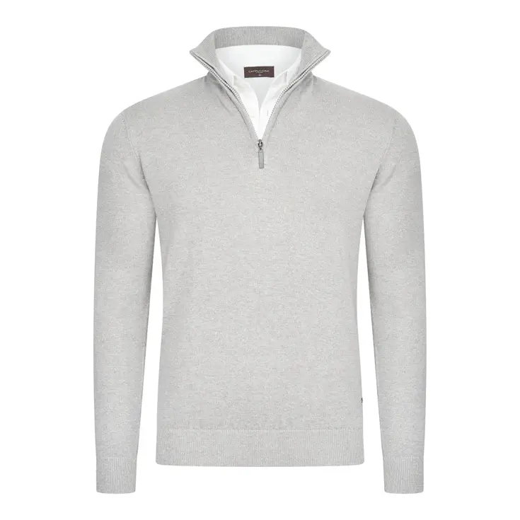 Heren Mock Zip Pullover