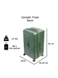 Trunk Harde handbagage koffer 41 liter