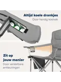 Campingstoel XL – Grijs