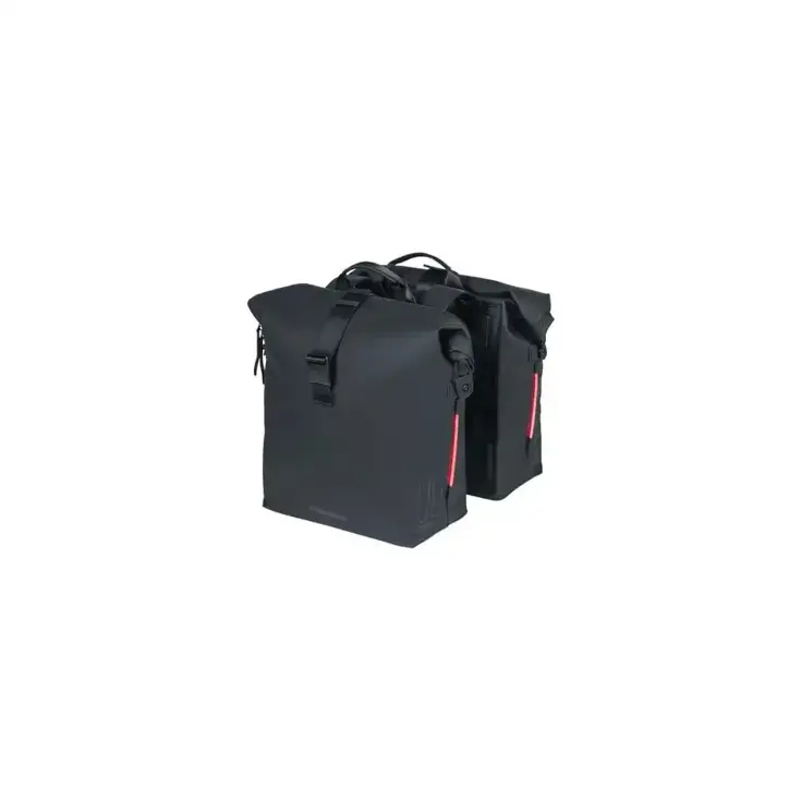 Basil dubbel SoHo Nordlight night zwart 41L