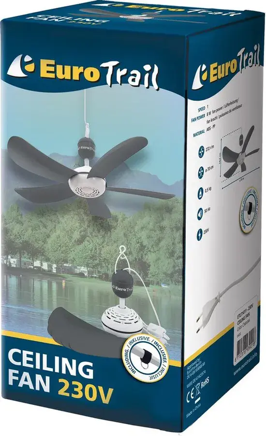 Eurotrail Stille Plafond Ventilator