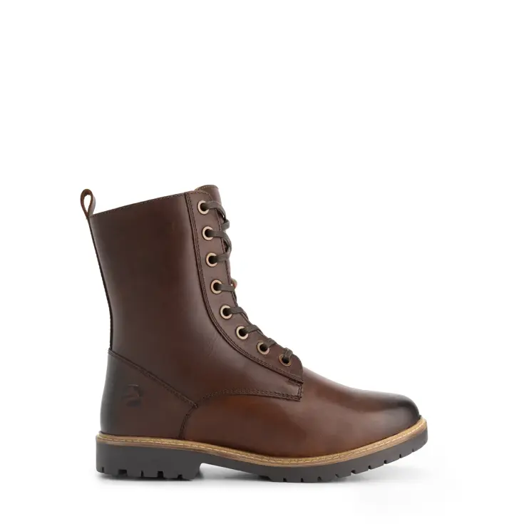 Trysil Dames - Veterboots met rits - Wol gevoerd