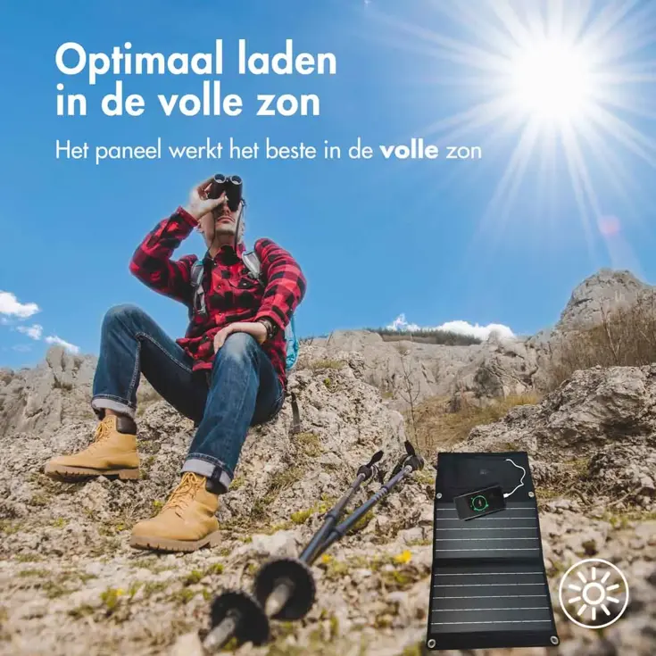 Opvouwbare Solar Oplader 12W