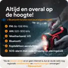 Noodradio met solar dynamo Bluetooth en powerbank