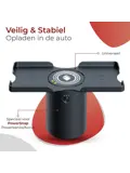 PowerSnap Draadloze Qi Telefoonhouder 12V