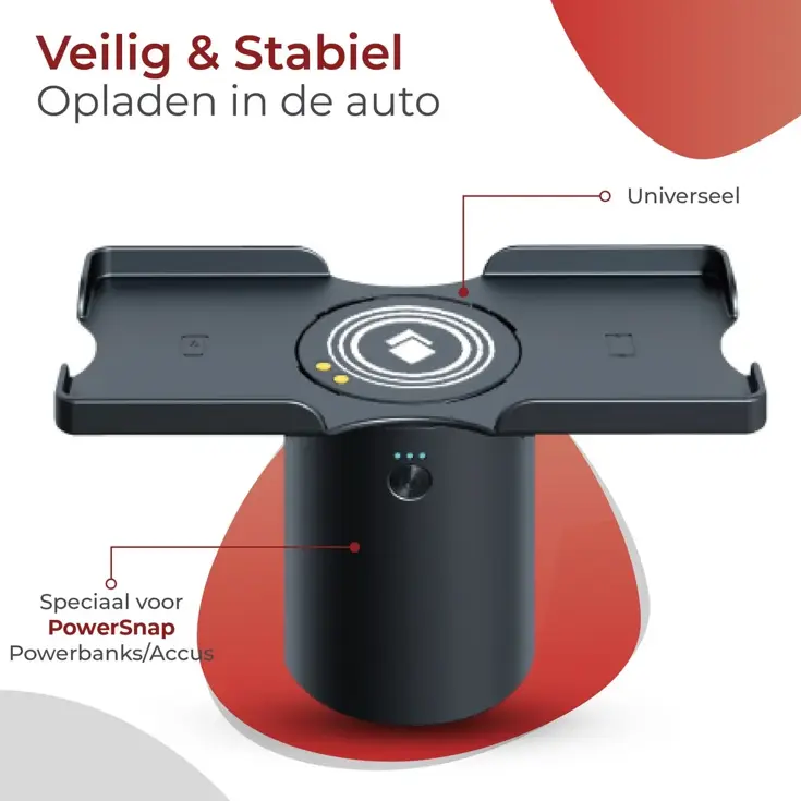 PowerSnap Draadloze Qi Telefoonhouder 12V
