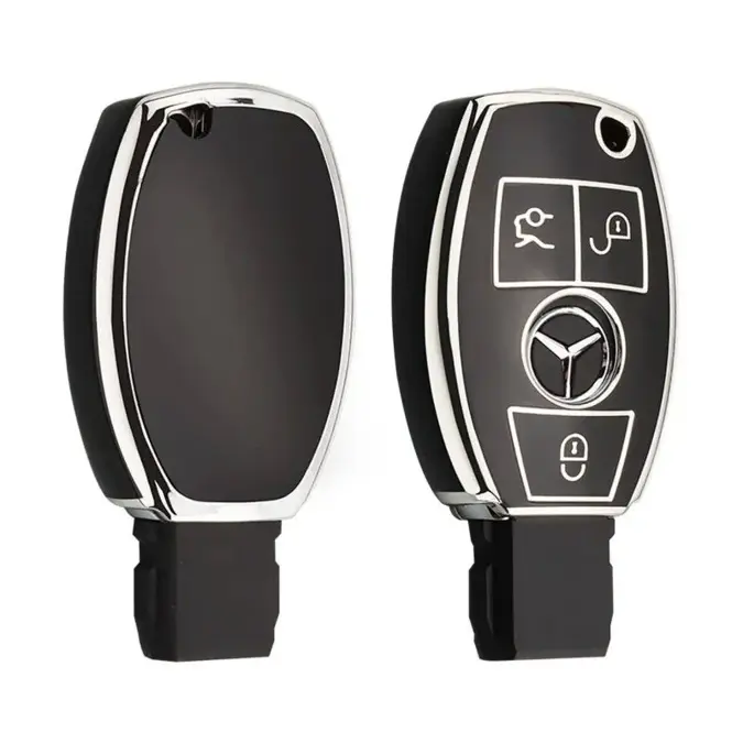 Dutch Shield Sleutelhoesje  Mercedes zwart A3