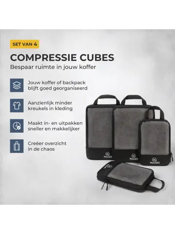 Packing Cubes Set van 4