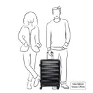 Travelbags The Base Eco M zwart |65 L
